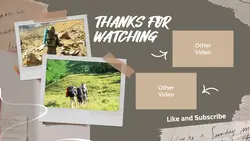 Non-marketing Youtube End Screen Vlog