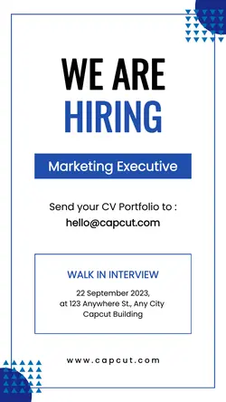 Business Recruitment Instagram Story