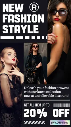 fashion style discount instagram story