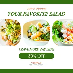 Healthy Food Promotion Instagram Post