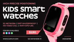 Electronics Kids Smart Watch Twitter Post