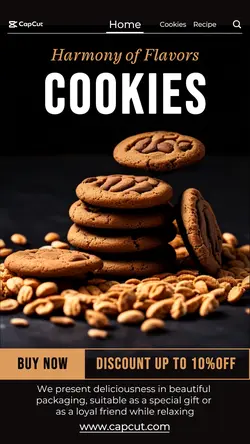Food and Beverage Cookies Product Display TikTok