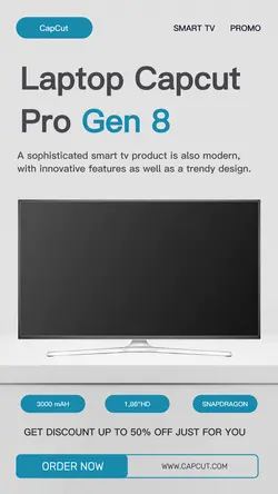 Smart Tv Product Promotion Modern Instagram Story