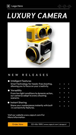 Electronic Camera Product Display Instagram Story_01