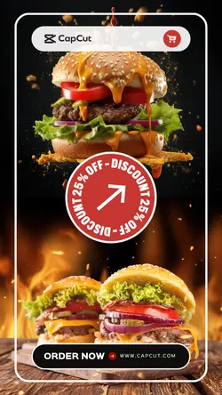 2 Multi-product Image + Food Burger Promotion