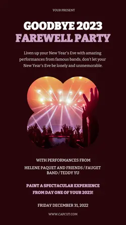 Happy Newyears Party Instagram Story