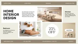 Business Interior Design Promotion Twitter Post
