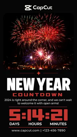 New Year Countdown Instagram Story