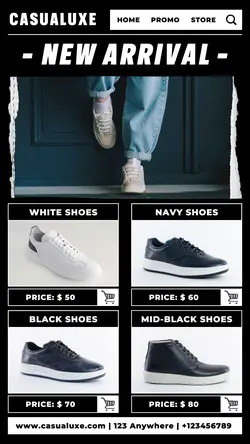 Fashion Men Shoes Product Display Instagram Story