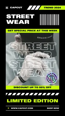 Streetwear Promotions Instagram Story