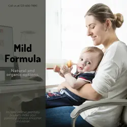 Maternal and infant care Product Display