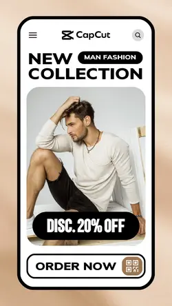 Modern UI Man Fashion Promotion Instagram Story