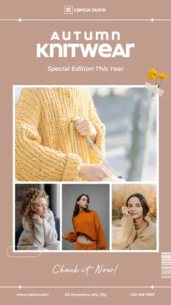 4 Multi-Image Product Fashion Knitwear Display