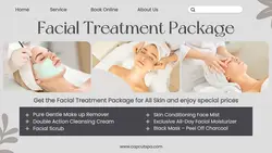 Beauty Facial Treatment Product Display