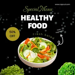 Healthy Food Promotion Instagram Post