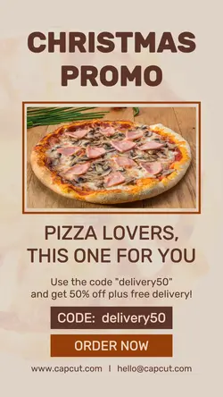CHRISTMAS PROMOTION INSTAGRAM STORY