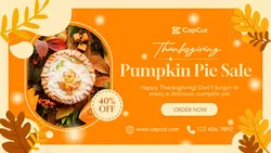 Thanksgiving Sale Promotion Post