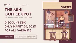 Cafe Special Promotion Twitter Post