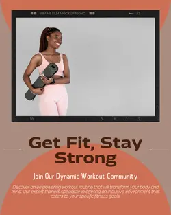 Workout & Fitness Announcement