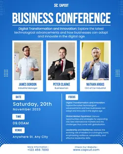 Business Conference Poster Template