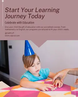 Education and training Announcement