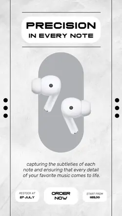 Instagram Story - Workshop Challenge Minimalism (Electronic Product)