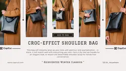 Fashion Industry Bag Display Product Twitter Post