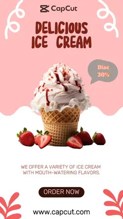 Ice Cream Promotion Instagram Story
