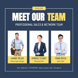 Business Team introduction LinkedIn Post