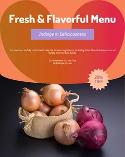 Foods & Beverage Menu