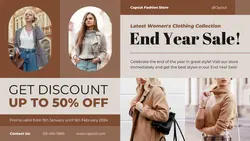 Fashion End Year Sale Youtube Thumbnail