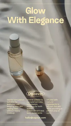 Beauty & Personal care Product display Detail Presentation