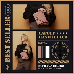 2 Multi-product Image Bag product view gold color