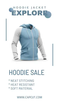 Fashion Sale Hoodie Instagram Story