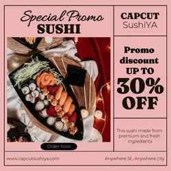 Special Promo Sushi Instagram Post