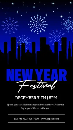 Other Industries New Year Festival Instagram Story