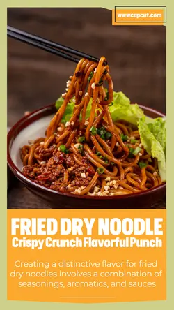 Food Fried Dry Noodle Instagram Story
