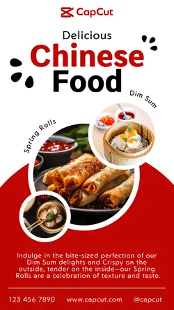 3 Multi-Product Image Chinese Food Product Display