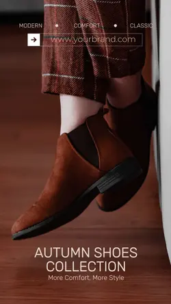Fashion Autumn Shoes Sale Instagram Post