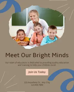 Education and training Team introduction