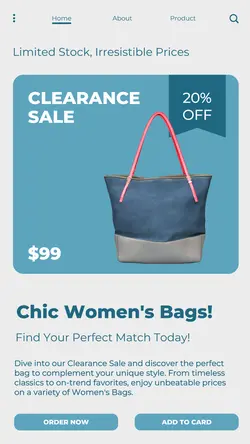 Fashion Women Bag Sale Instagram Story