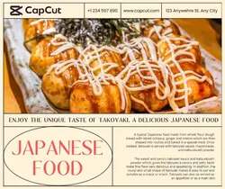 Japanese Food Product Display Facebook Post