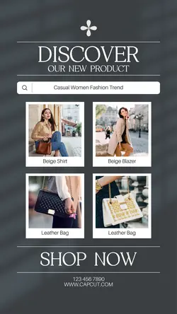 Discover New Women Fashion Product Instagram Story