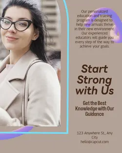 Education and training New arrivals