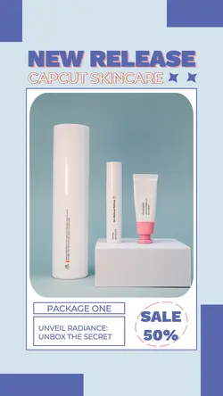 Baby Blue Skincare New Release Instagram Stories