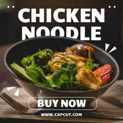 Food Noodle Display Instagram Post