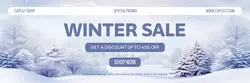 Winter Sale Promotion Twitter Header