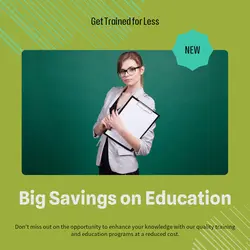 Education and training Discount