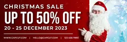 Christmas Sale Promotions Banner Twitter Header