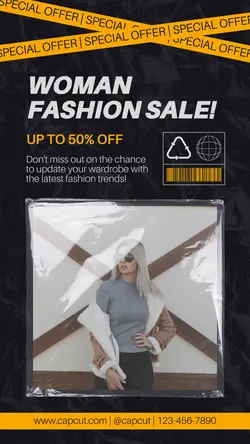 Woman Fashion Sale Instagram Story